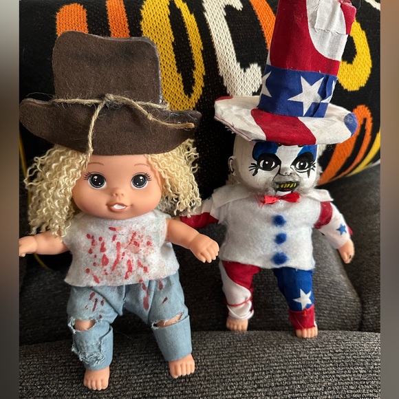 The Devils Rejects handmade dolls-Baby Firefly & Captain Spaulding - Picture 1 of 8